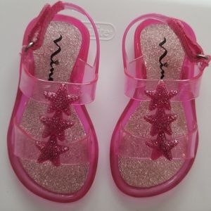 Nina toddler jelly sandals - size 6
